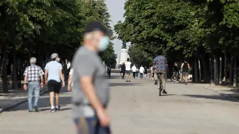 El parque de El Retiro El parque de El Retiro