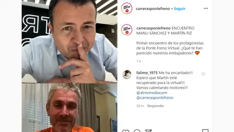 Manu Sánchez y Martín Fiz Manu Sánchez y Martín Fiz