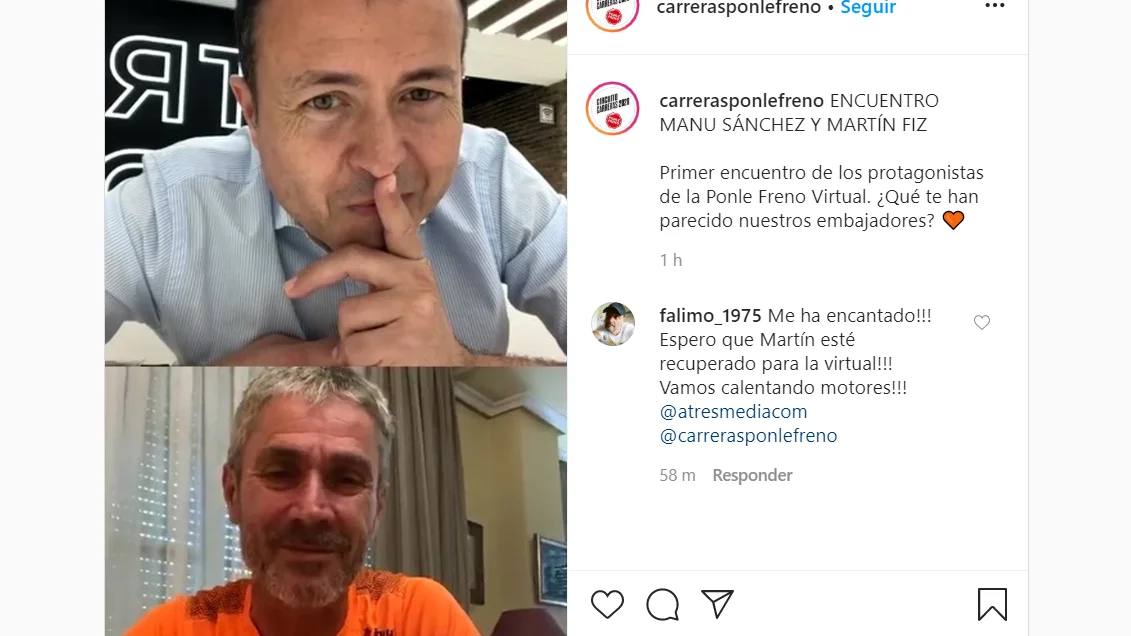 Manu Sánchez y Martín Fiz Manu Sánchez y Martín Fiz