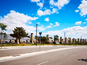 Vista de una calle en Pozuelo de Alarcón Vista de una calle en Pozuelo de Alarcón