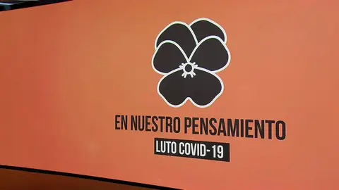 Flor de Atresmedia por el luto por el coronavirus Flor de Atresmedia por el luto por el coronavirus