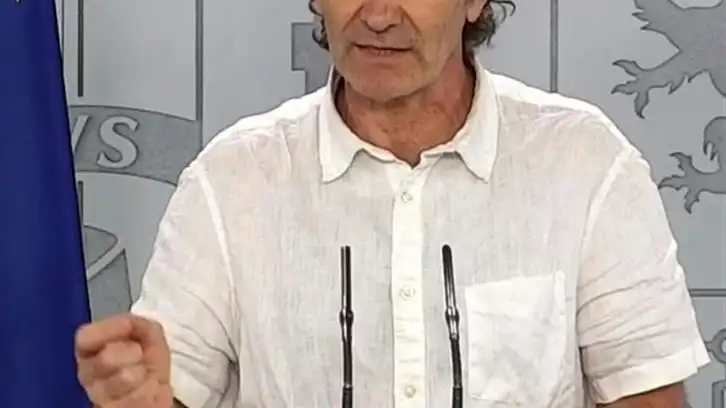 Fernando Simón en rueda de prensa para explicar los últimos datos de la epidemia Fernando Simón en rueda de prensa para explicar los últimos datos de la epidemia