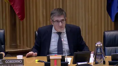 Patxi López en la Comisión de reconstrucción Patxi López en la Comisión de reconstrucción