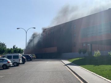 Incendio en el Hospital de Hellín