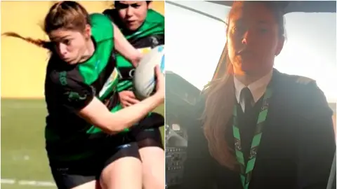Irene Moreno, jugadora de rugby y piloto de aviones contra el coronavirus: Irene Moreno, jugadora de rugby y piloto de aviones contra el coronavirus: