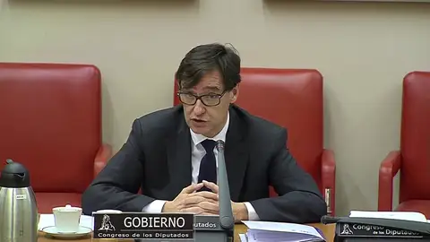Salvador Illa, en la Comisión de Sanidad Salvador Illa, en la Comisión de Sanidad