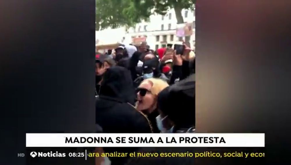 Madonna en las protestas contra el racismo