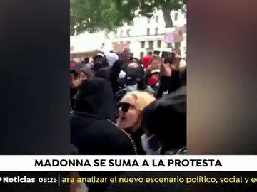 Madonna en las protestas contra el racismo Madonna en las protestas contra el racismo