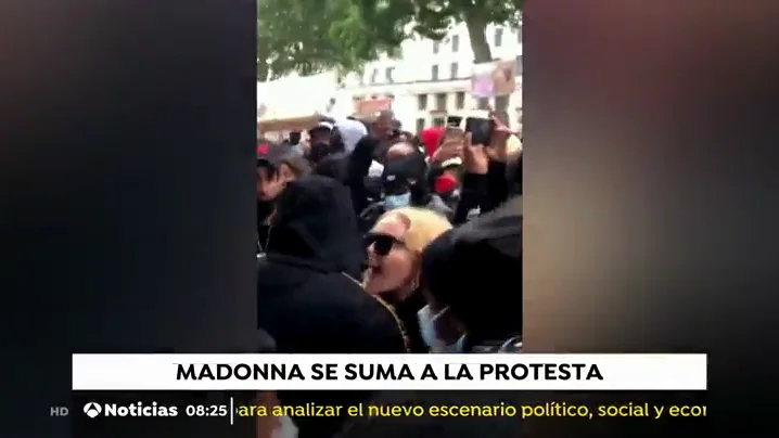 Madonna en las protestas contra el racismo