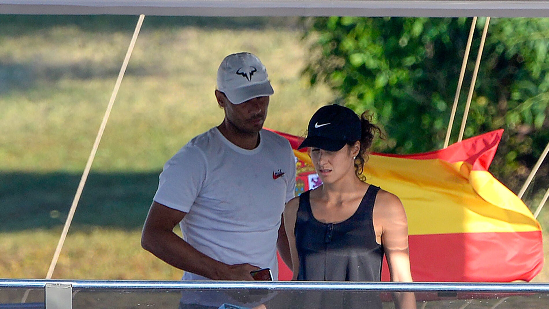 Rafa Nadal y Xisca Perelló en su nuevo y lujoso barco 
