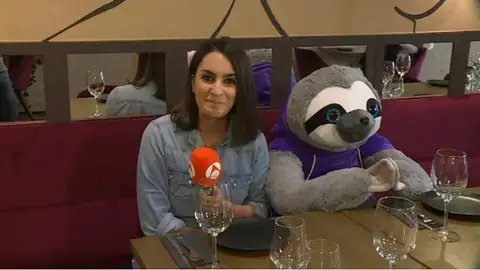 Restaurante con peluches Distancia de seguridad