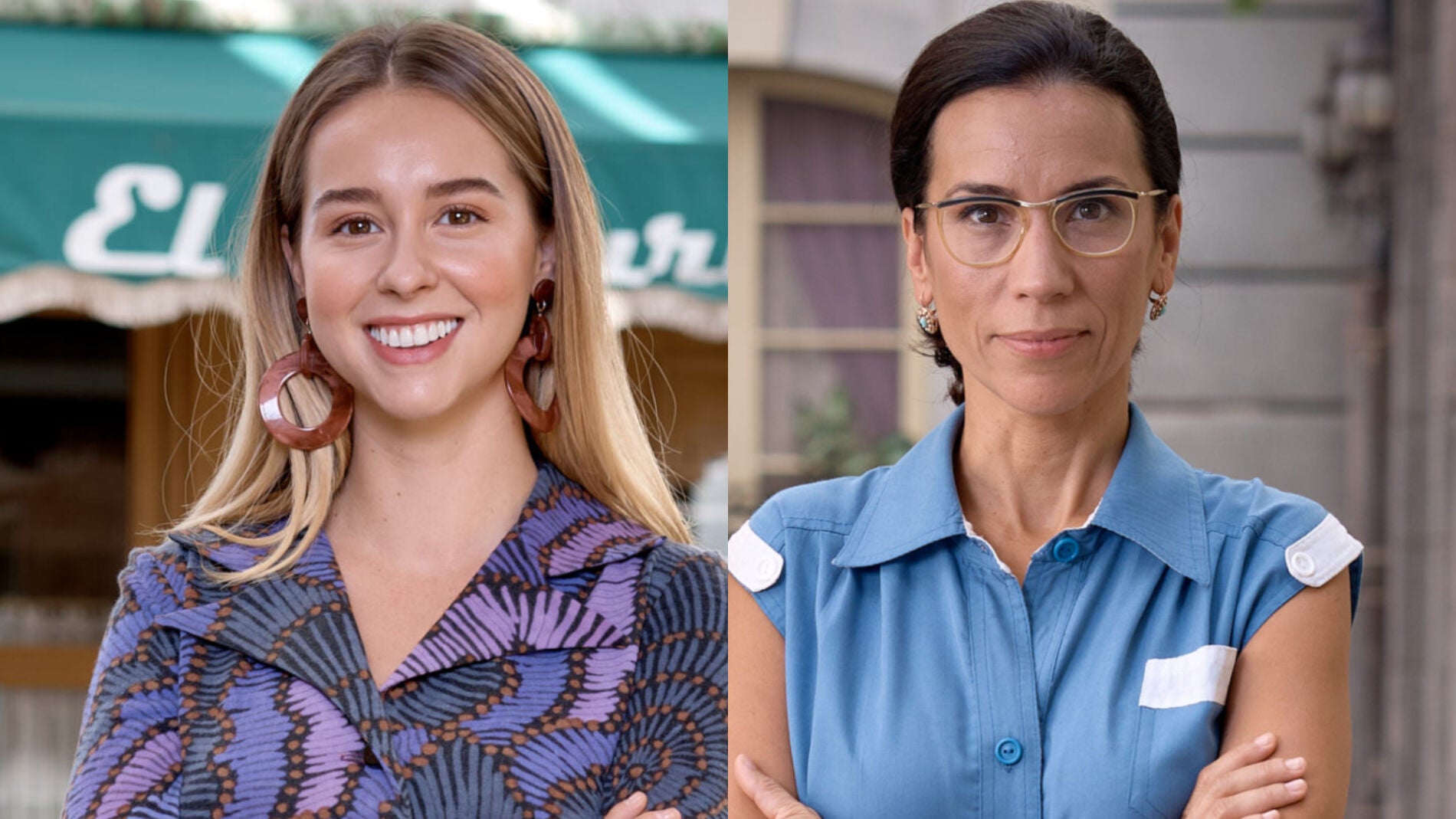 Paula Usero e Itziar Miranda, Luisita y Manolita en 'Amar es para siempre'