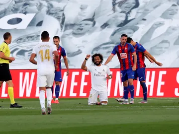 El homenaje de Marcelo a George Floyd El homenaje de Marcelo a George Floyd