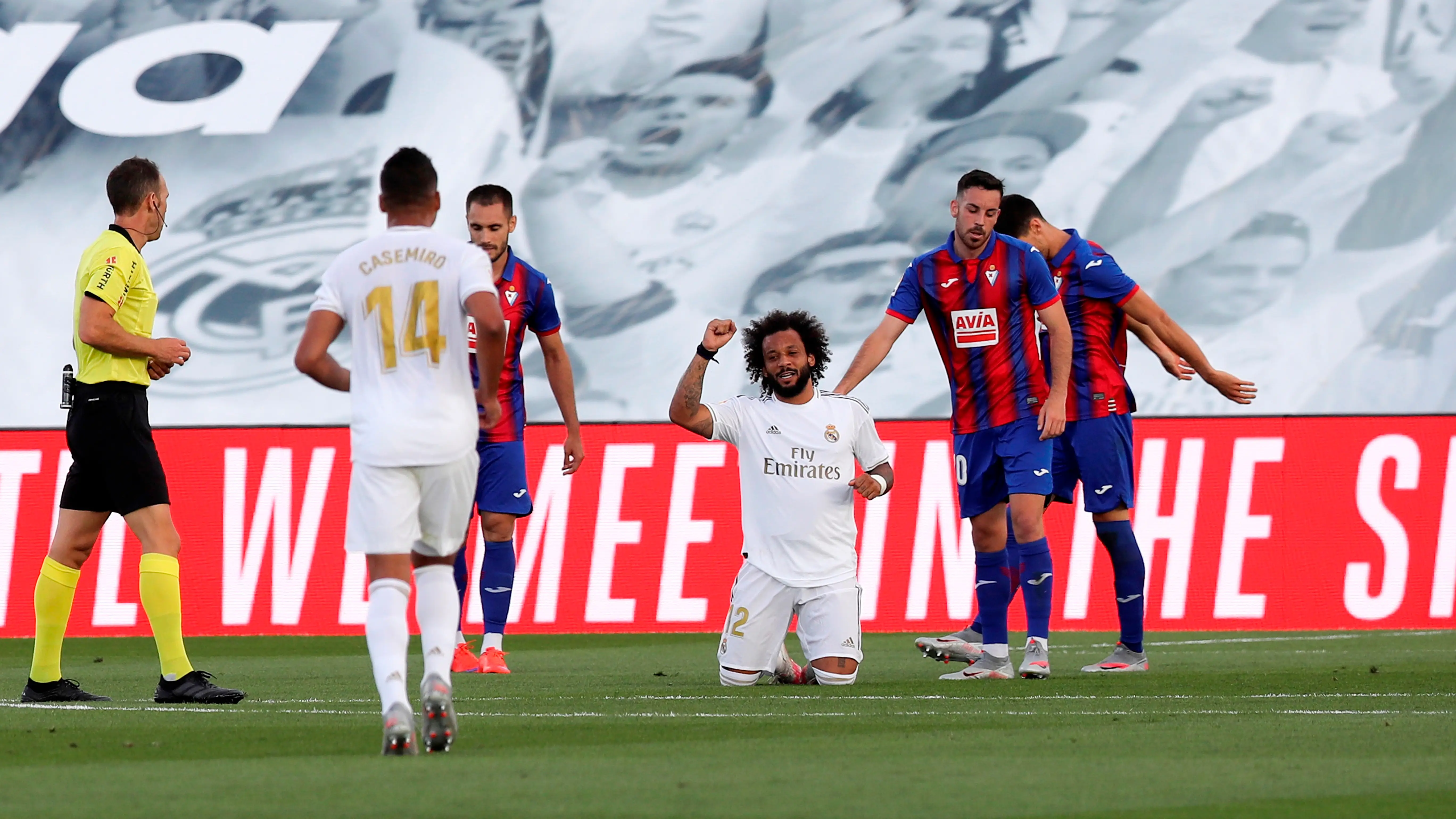 El brasile&ntilde;o marc&oacute; en la victoria del Real Madrid ante el Eibar