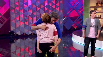 La reacción de Anabel Alonso al sentir que Jorge Fernández le toca el culo