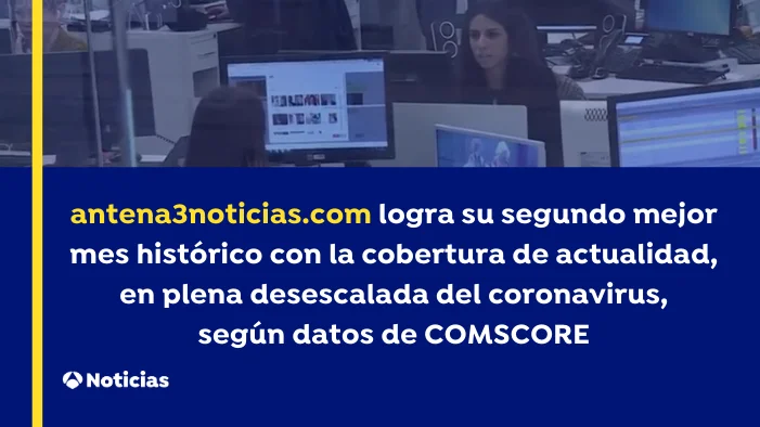 antena3noticias.com logra su segundo r&eacute;cord hist&oacute;rico