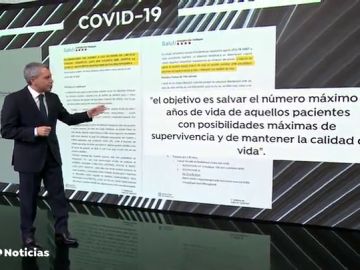 Vicente Vallés repasa los documentos de las comunidades y de Sanidad sobre cómo atender en hospitales a ancianos con coronavirus