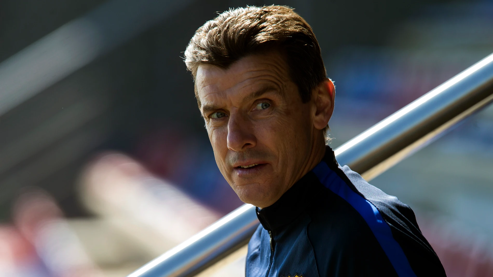 Juan Carlos Unzué, en su época en el Barcelona Juan Carlos Unzué, en su época en el Barcelona