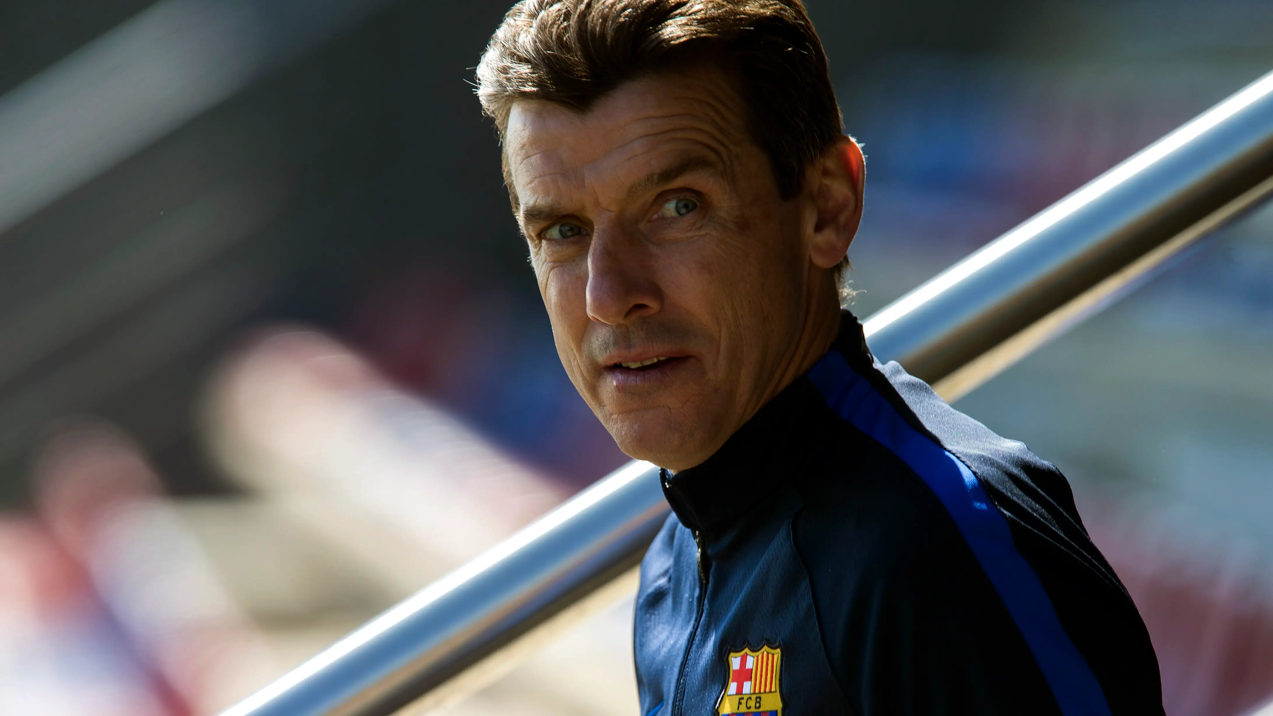 Juan Carlos Unzu&eacute;, en su &eacute;poca en el Barcelona
