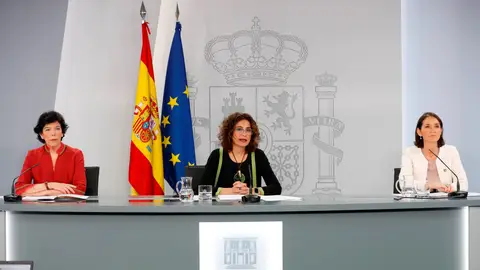 La portavoz del Gobierno y ministra de Hacienda, María Jesús Montero La portavoz del Gobierno y ministra de Hacienda, María Jesús Montero
