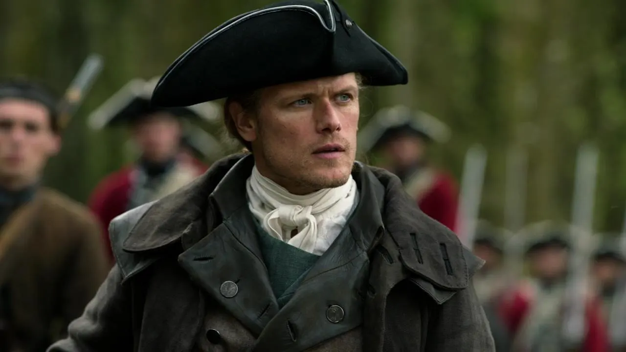 Sam Heughan como Jamie Fraser en 'Outlander' Sam Heughan como Jamie Fraser en 'Outlander'