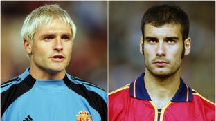 Santi Ca&ntilde;izares y Pep Guardiola