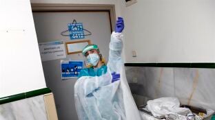 Sanitarios que atienden casos de coronavirus