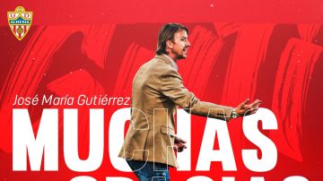 Guti, destituido como entrenador del Almería tras siete meses en el cargo