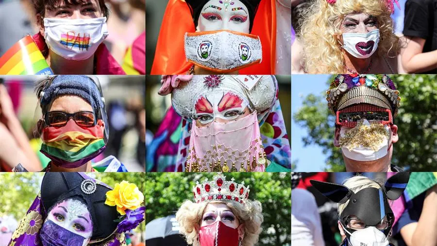 Manifestaci&oacute;n del Orgullo LGTBI por los derechos del colectivo en Berl&iacute;n