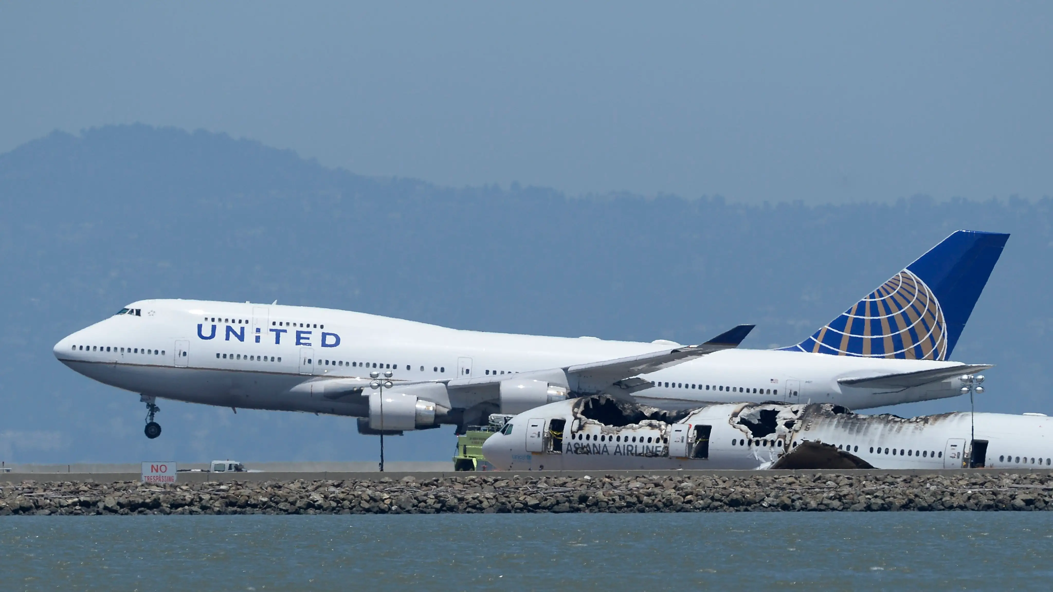Un avión se prepara para despegar en Estados Unidos Un avión se prepara para despegar en Estados Unidos