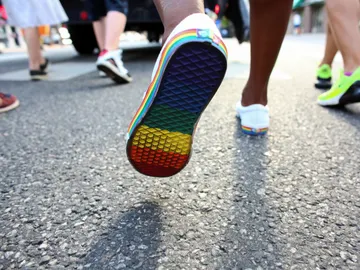 Imagen de una marcha del Día del Orgullo Imagen de una marcha del Día del Orgullo