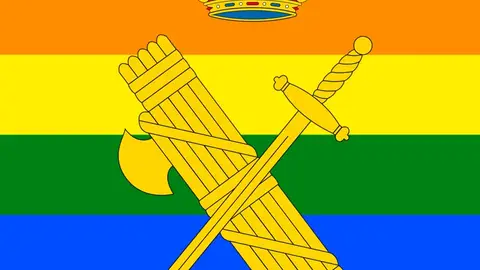 La imagen de la Guardia Civil para celebrar el Día del Orgullo 2020 La imagen de la Guardia Civil para celebrar el Día del Orgullo 2020