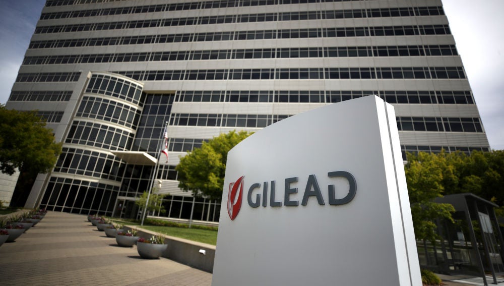 Fachada del edificio de Gilead Sciences, fabricante del Remdesivir 