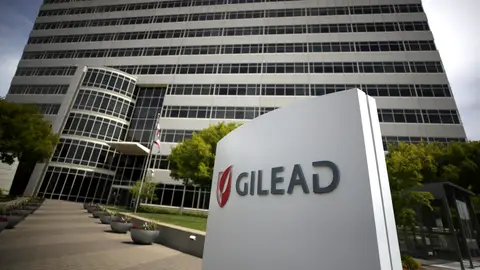 Fachada del edificio de Gilead Sciences, fabricante del Remdesivir Fachada del edificio de Gilead Sciences, fabricante del Remdesivir