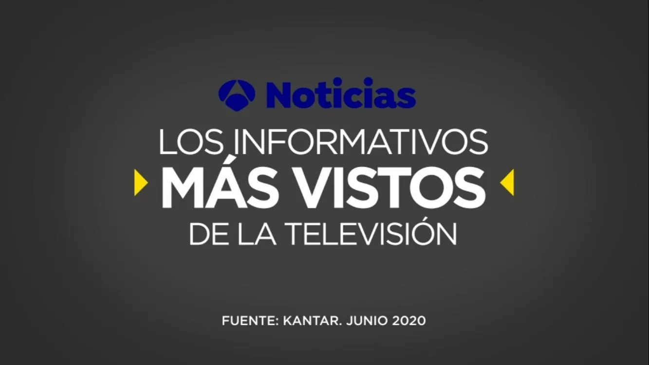 Antena 3 Noticias, los informativos m&aacute;s vistos