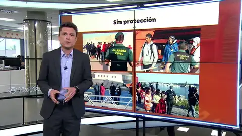Guardias Civiles reclaman equipos de protección contra el coronavirus ante el incremento de pateras Guardias Civiles reclaman equipos de protección contra el coronavirus ante el incremento de pateras