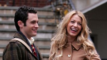 Penn Badgley y Blake Lively en 'Gossip Girl'