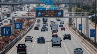 Tr&aacute;fico en las carreteras