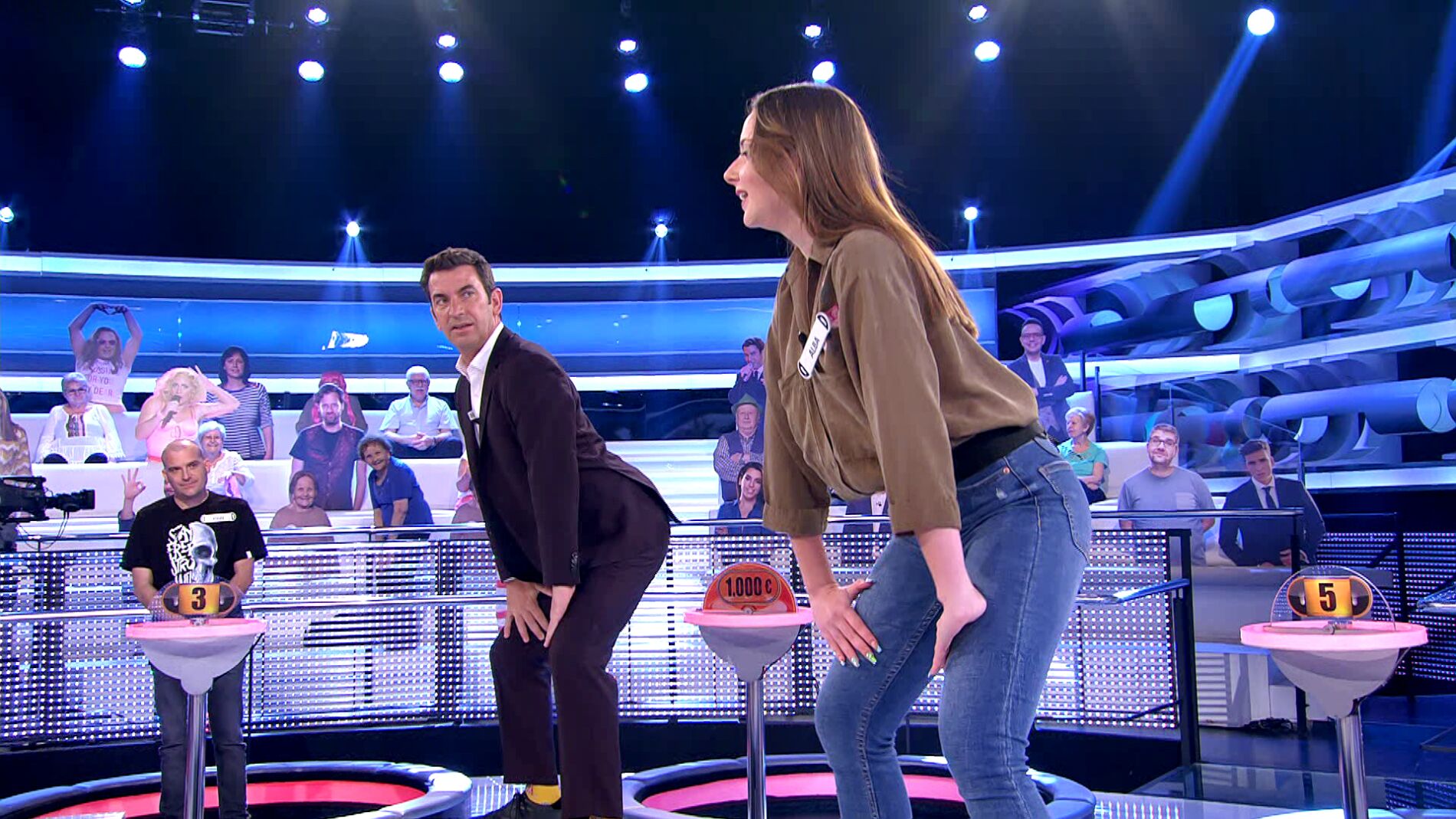 Arturo Valls y Palmira reciben una clase magistral de twerking en &lsquo;&iexcl;Ahora caigo!&rsquo;
