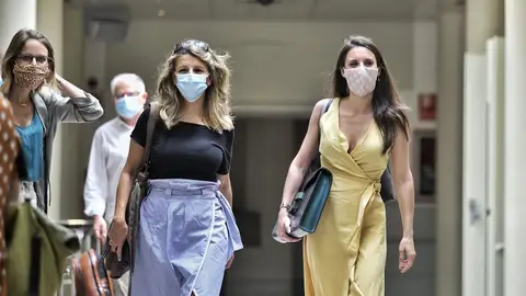 Yolanda Díaz e Irene Montero Yolanda Díaz e Irene Montero