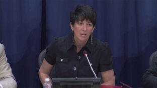 Ghislaine Maxwell, durante una intervenci&oacute;n en las Naciones Unidas en el a&ntilde;o 2013