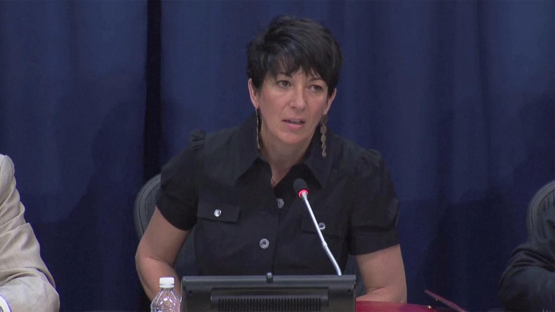 Ghislaine Maxwell, durante una intervención en las Naciones Unidas en el año 2013 Ghislaine Maxwell, durante una intervención en las Naciones Unidas en el año 2013