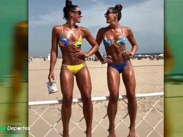 Esther y Gemma Pineda, 'Las Gemelas Pin' que se han vuelto virales con sus rutinas de fitness Esther y Gemma Pineda, 'Las Gemelas Pin' que se han vuelto virales con sus rutinas de fitness