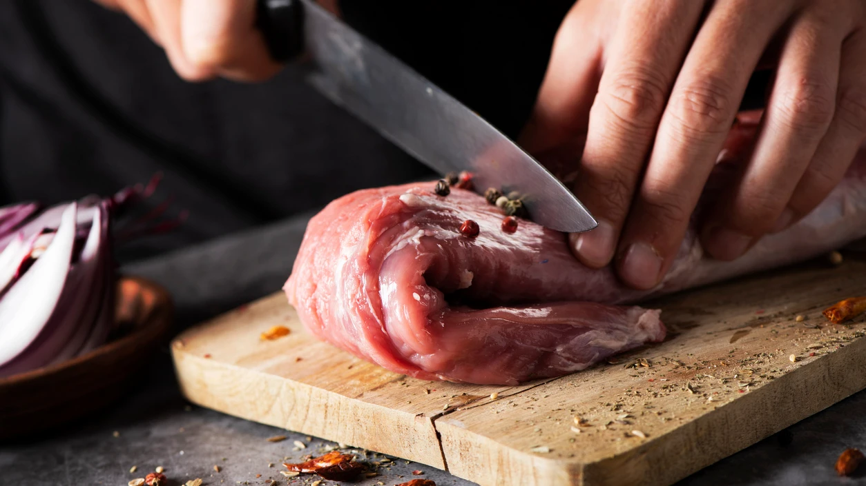 Preparando carne