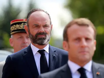 Edouard Philippe, junto a Emmanuel Macron Edouard Philippe, junto a Emmanuel Macron