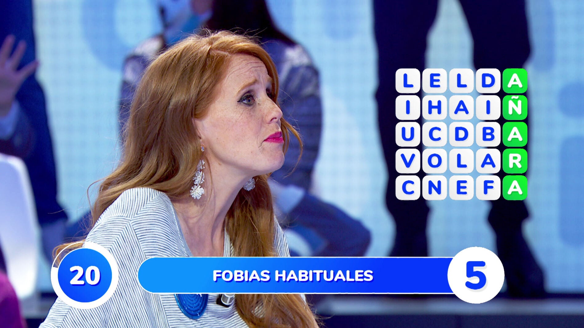 Las palabras ininteligibles del equipo azul que desatan las risas durante la 'Sopa de Letras'