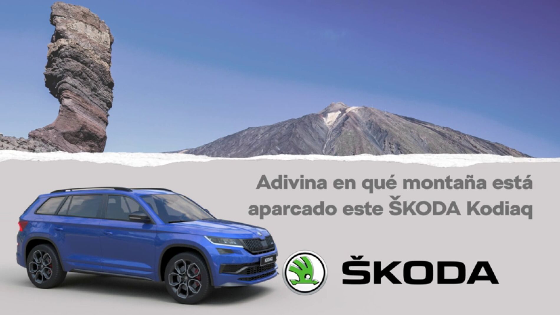 ¿En qué montaña de España está este ŠKODA Kodiaq?