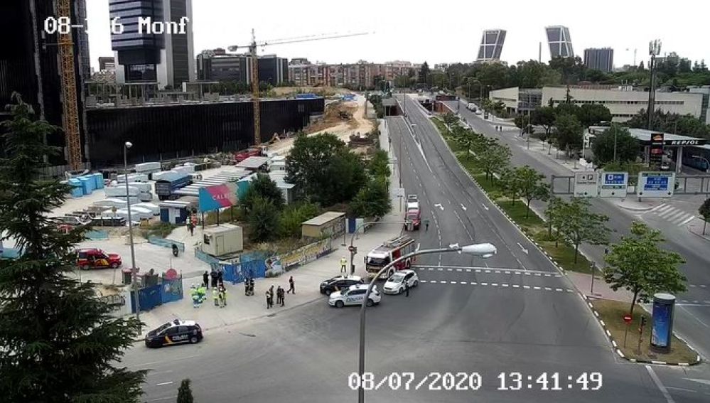 Desalojan las cuatro torres de Madrid por una fuga de gas