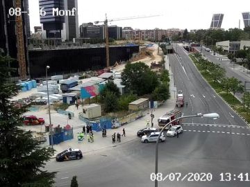 Desalojan las cuatro torres de Madrid por una fuga de gas