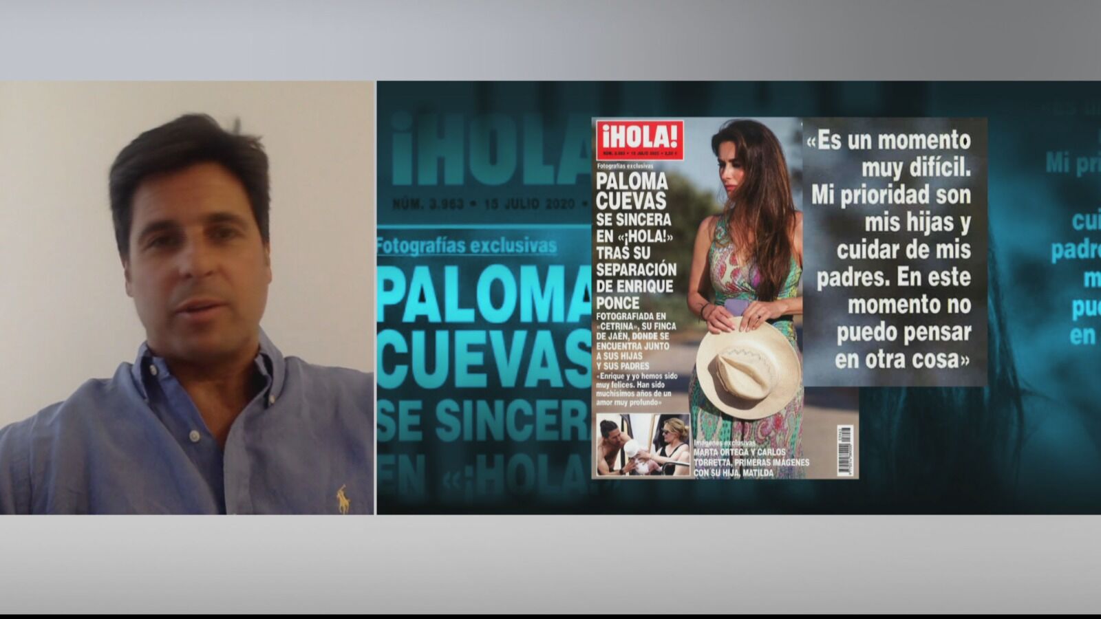 La misteriosa foto que publicó Paloma Cuevas con Enrique Ponce en pleno confinamiento
